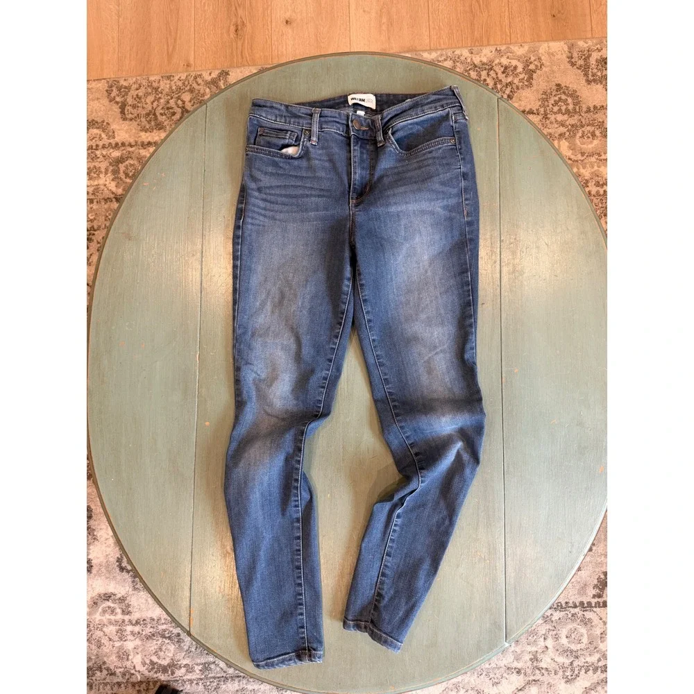 William Rast The Perfect Skinny Jeans Blue Denim Medium Wash Junior 28 JWRB069D
